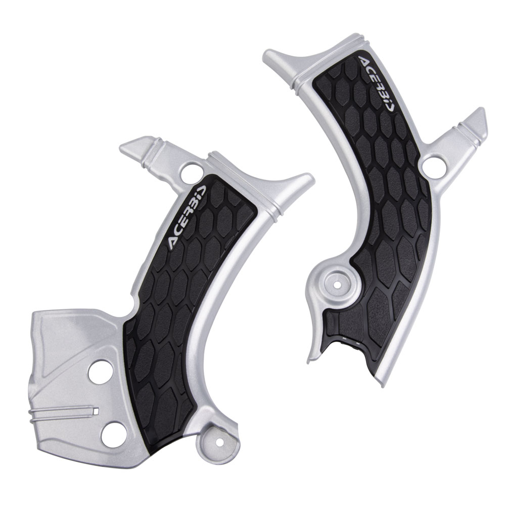 Acerbis X Grip Frame Guards Silver Black Fits Yamaha WR250F 2020 EBay