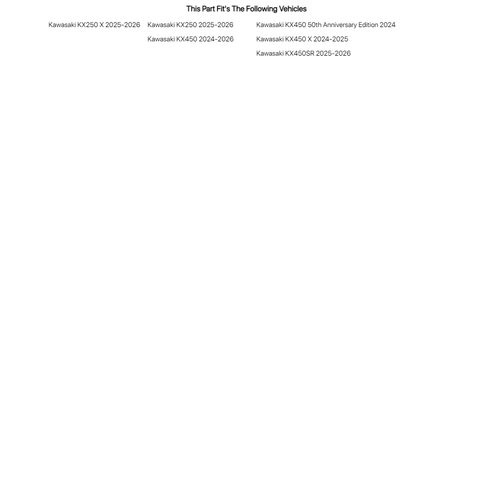 Acerbis Fuel Tank 2.9 Gallon Black For Kawasaki KX250 X 2025-2026