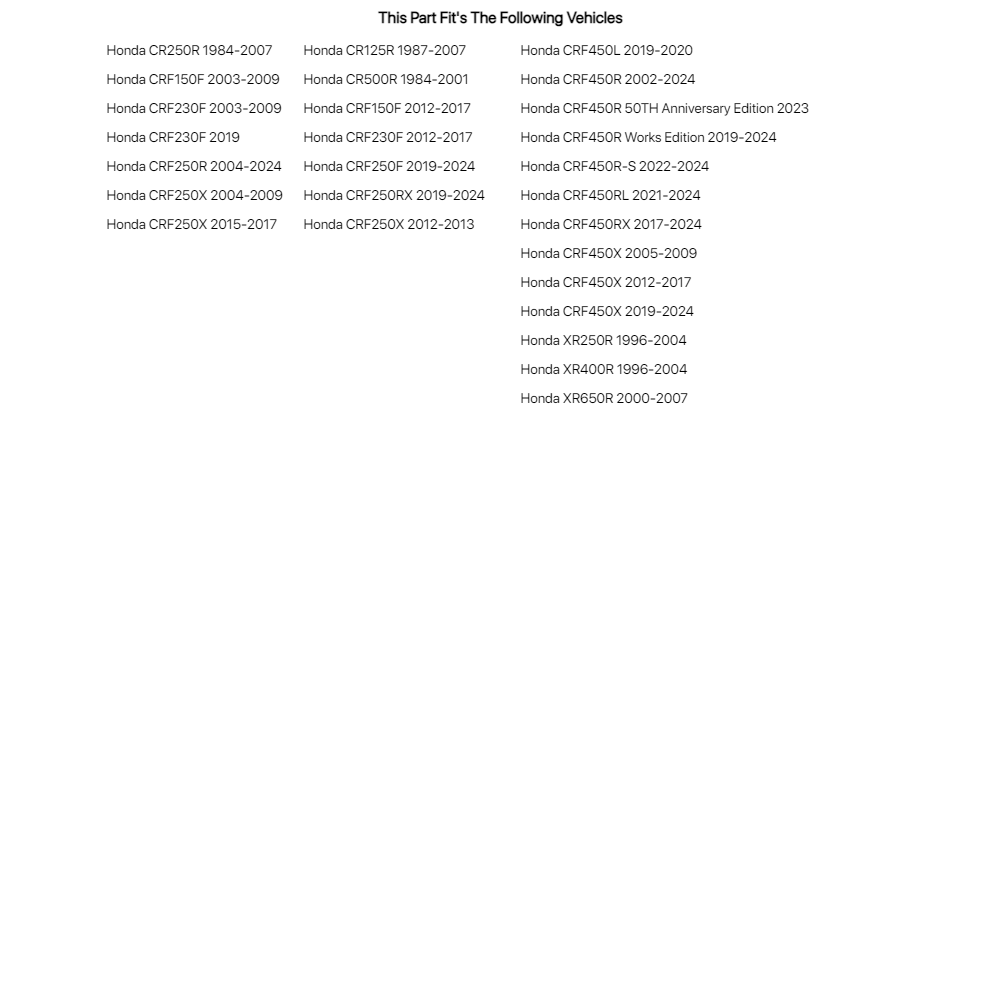Vortex 520 Steel Rear Sprocket
