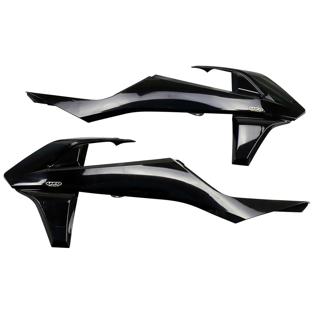 UFO Radiator Scoops Black For KTM 250 SX 2017-2018