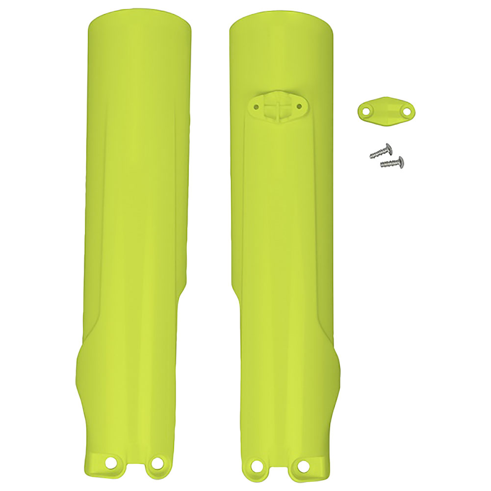 UFO Lower Fork Cover Set Yellow For Husqvarna FE 450 Heritage 2025