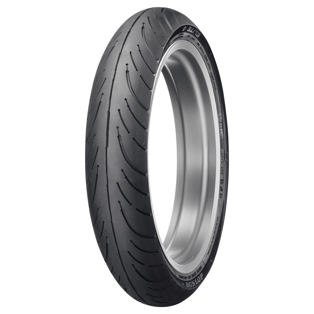 DUNLOP ELITE 4 130/70-18 MC 63H タイヤ Amazon.com: Dunlop Elite 4 Front Motorcycle Tire 130/70R-18