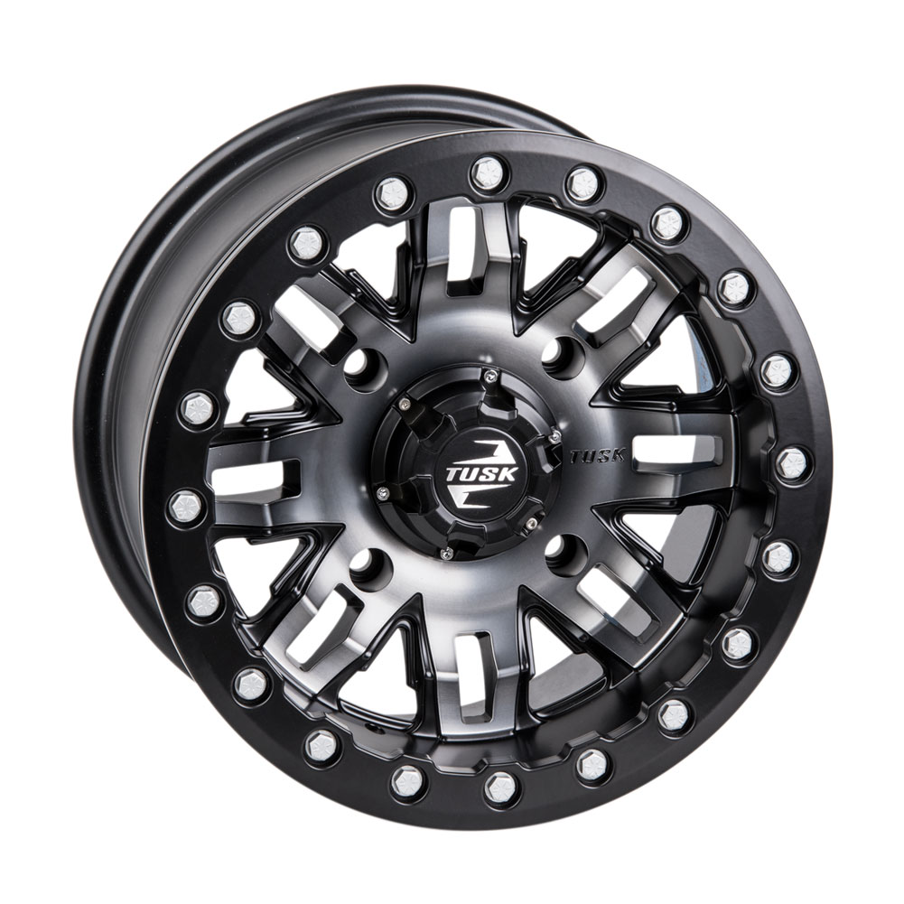 4/110 Tusk Tintic Wheel 14x7 5.0 + 2.0 Matte Black For