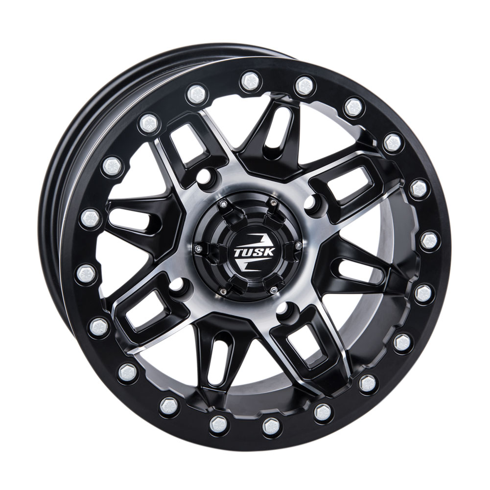 4/110 Tusk Tintic Wheel 14x7 5.0 + 2.0 Matte Black For