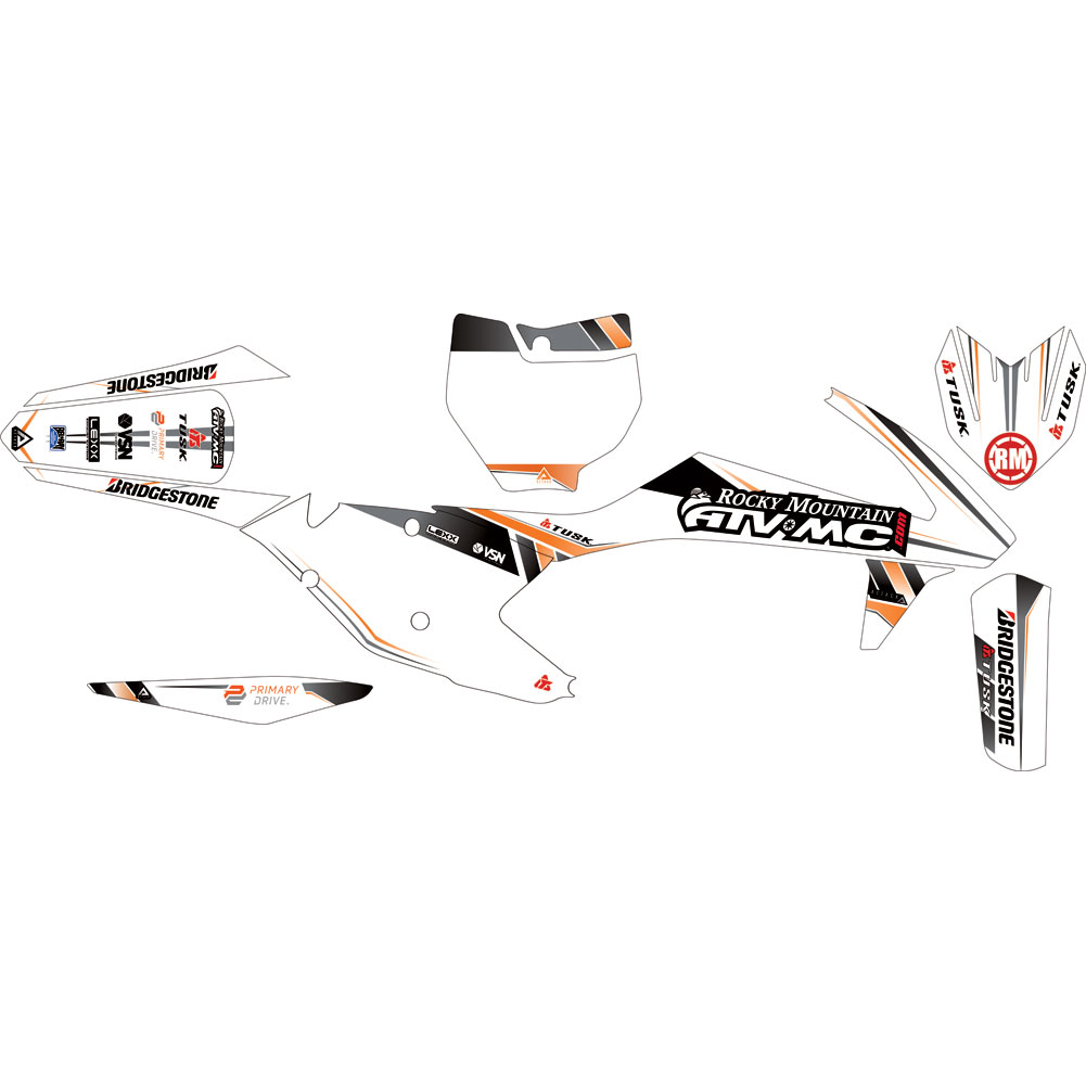 Attack Graphics Custom Alloy Complete Bike Graphics KitFits KTM 144 SX 200708 eBay