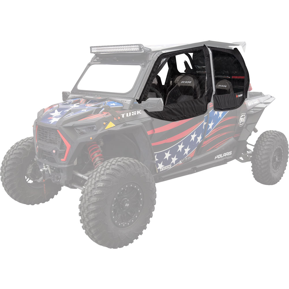 Tusk Zipperless Upper Door Kit For Polaris RZR XP 4 1000 Ride