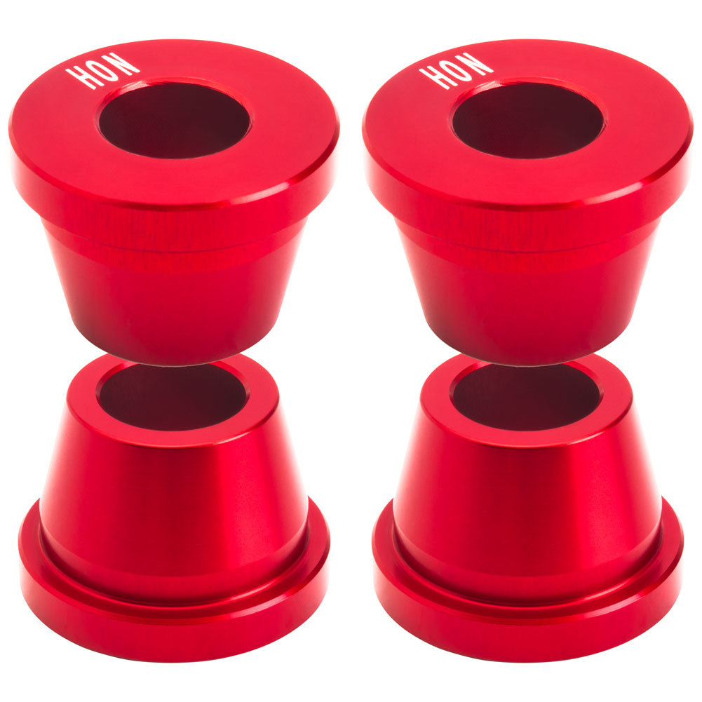 Tusk Solid Handlebar Mounts Red For Honda CRF450R 2002-2026