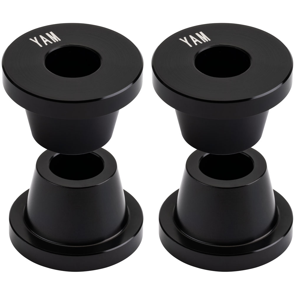 Tusk Solid Handlebar Mounts Black For Yamaha WR450F 2016-2026