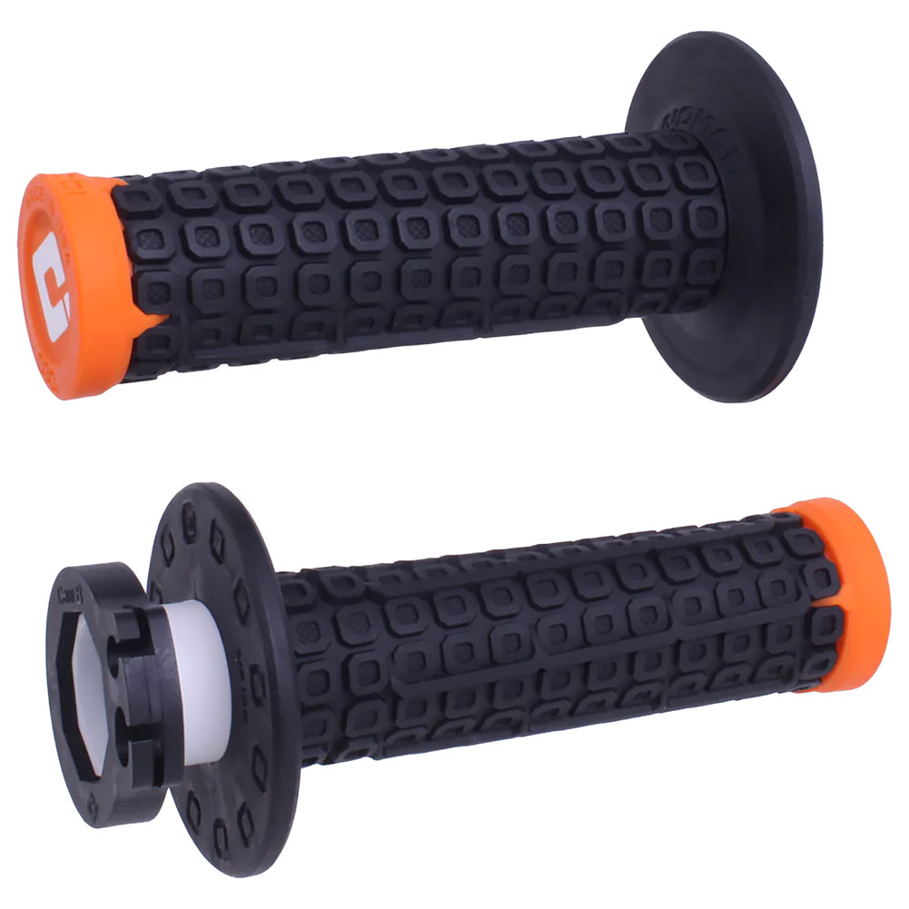 Odi Nomad V2 Lock-On Grips Black/Orange For Yamaha YZ450F Monster Energy Yamaha - Bild 1 von 2
